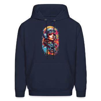 Venom Valkyrie - Men's Hoodie - navy - Front - Elias (183cm)