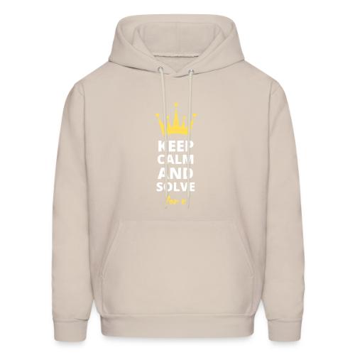 Keep Calm and Solve - Men's Hoodie