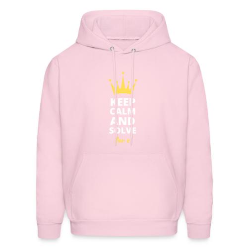 Keep Calm and Solve - Men's Hoodie