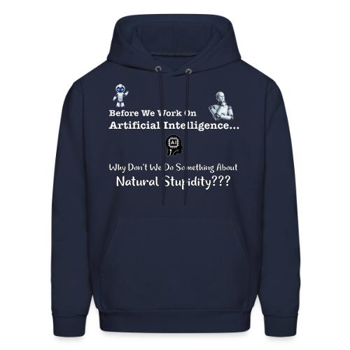 Artificial Stupidity - Men's Hoodie