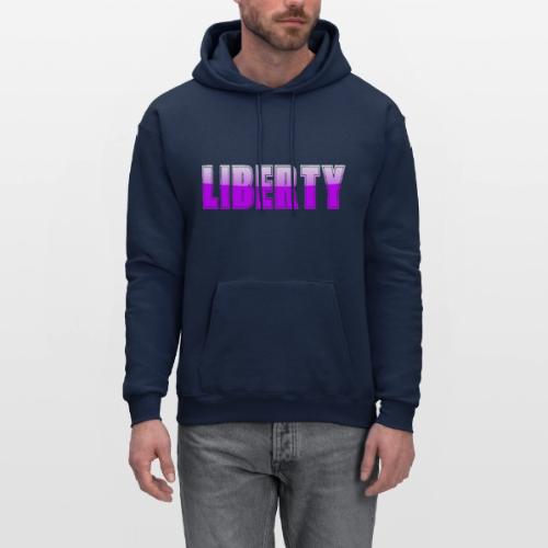 Liberty Typography Graphic Design - Men's Hoodie