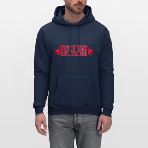 British Columbia with maple leaf - Men's Hoodie