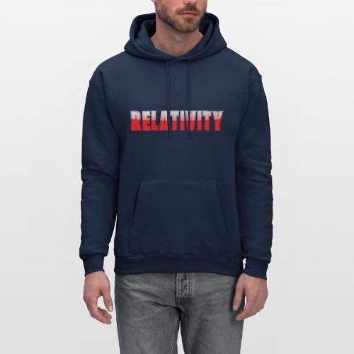 Relativity Science Typography Design - Men's Hoodie