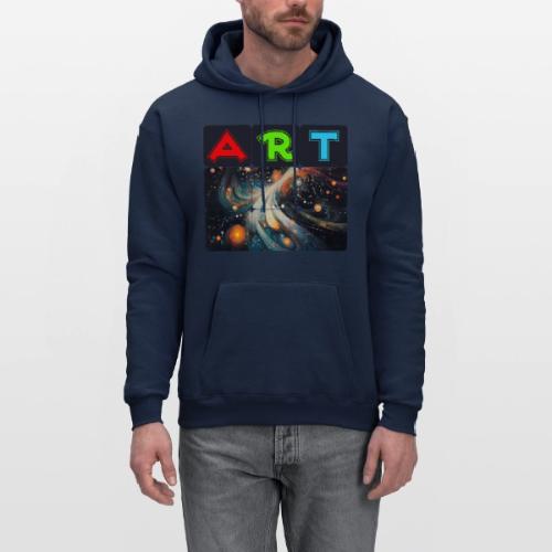 Swirls of Colorful Art - Men's Hoodie