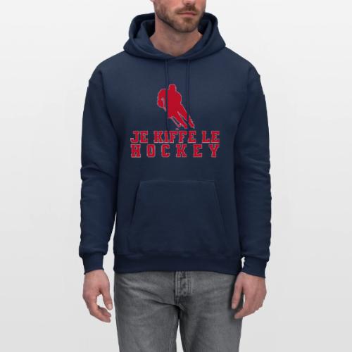 I love hockey - Men's Hoodie