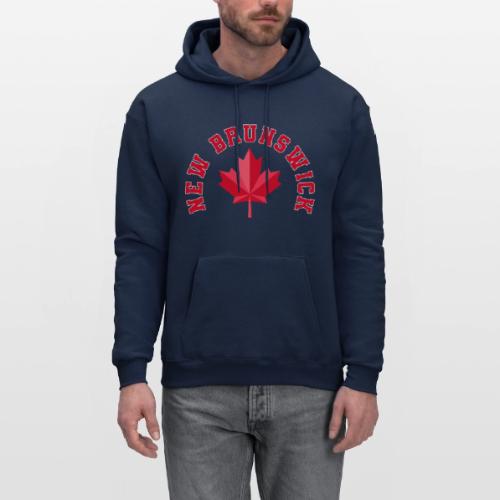 New Brunswick with maple leaf - Men's Hoodie