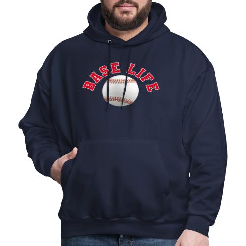 Baseball: Base Life Vibes - Men's Hoodie