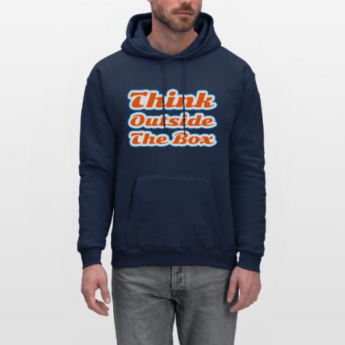 Think Outside the Box — Creative Mindset Script - Men's Hoodie