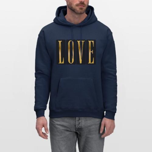 Golden Love - Men's Hoodie