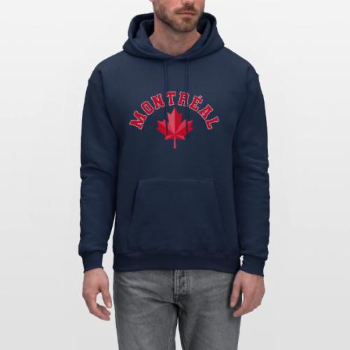 Montréal with maple leaf - Men's Hoodie