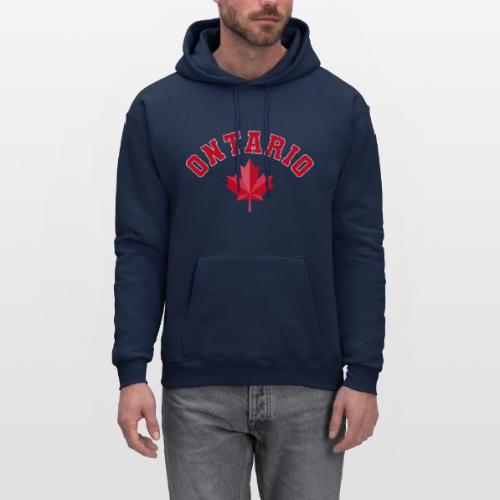 Ontario with maple leaf - Men's Hoodie