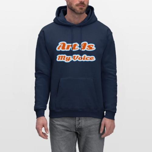 Art Is My Voice — Express Yourself Script - Men's Hoodie
