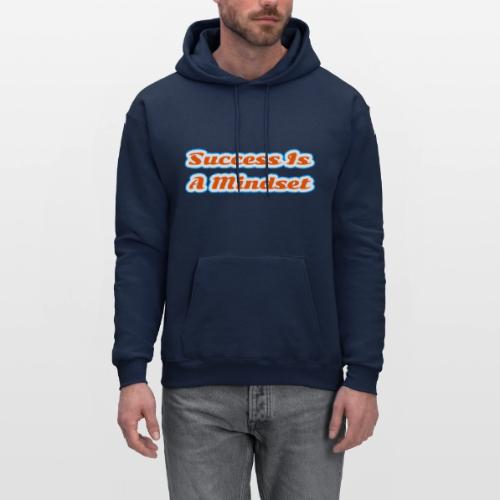 Success Is a Mindset — Motivational Glow Script - Men's Hoodie