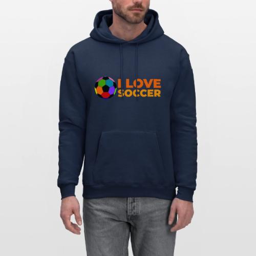 I Love Soccer - Men's Hoodie