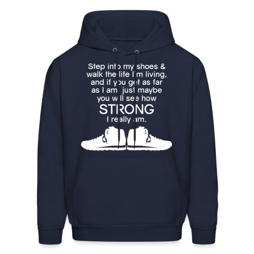 Step into My Shoes (tennis shoes) - Men's Hoodie