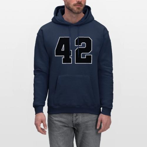 Varsity Number 42 Sports Style - Men's Hoodie