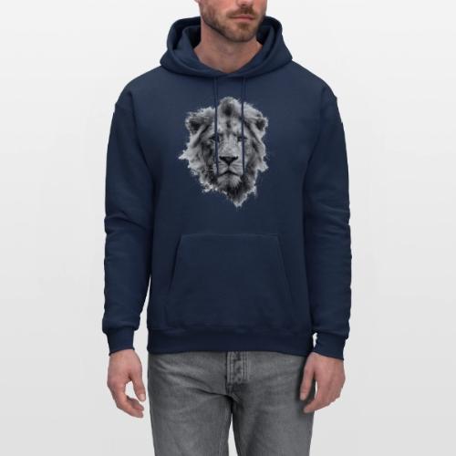 Lion: Monochrome King - Men's Hoodie