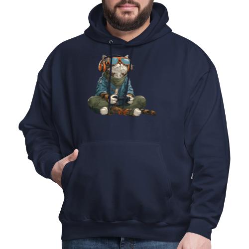 Cat: Purrfect Player - Men's Hoodie