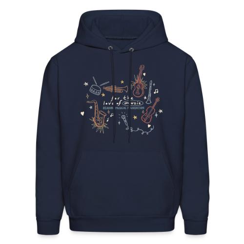 RMF Instrument Doodle Design - Men's Hoodie