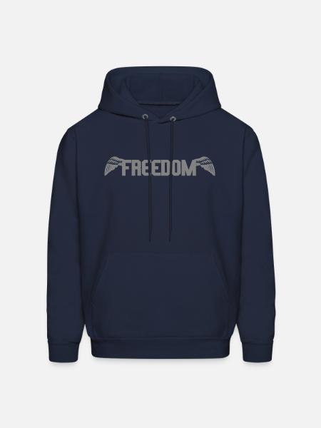Freedom-Mono - Men's Hoodie - navy