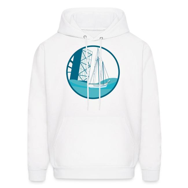 Mystic CT Drawbridge Men's Tri Tee Shirt