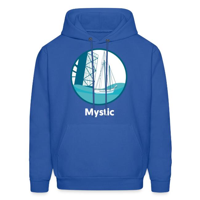 Mystic CT Drawbridge Men's Tri Tee Shirt