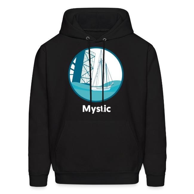 Mystic CT Drawbridge Men's Tri Tee Shirt