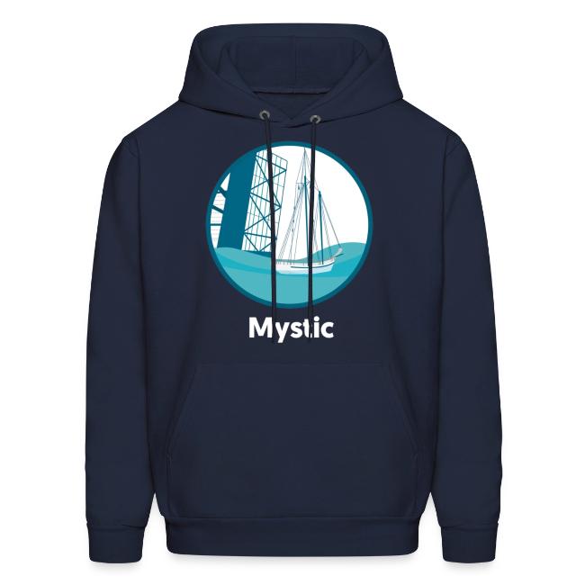 Mystic CT Drawbridge Men's Tri Tee Shirt