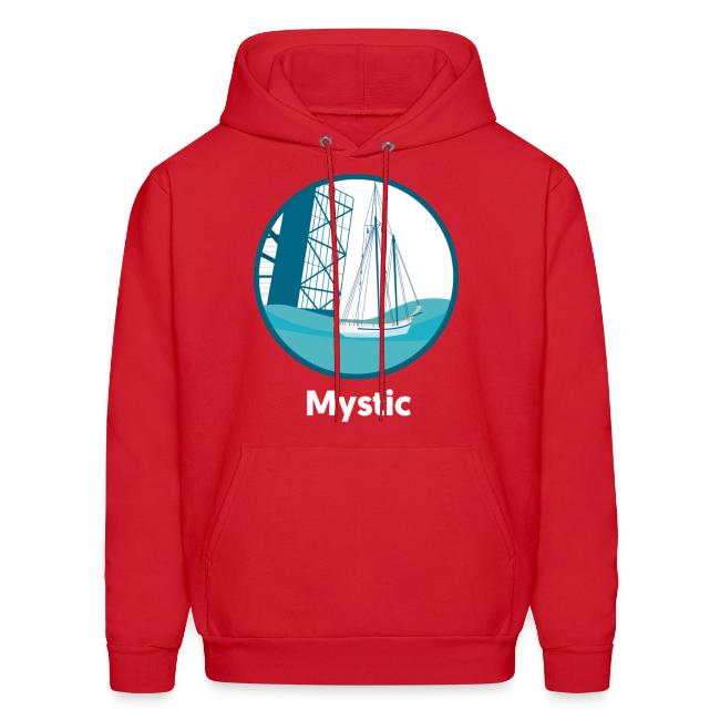 Mystic CT Drawbridge Men's Tri Tee Shirt