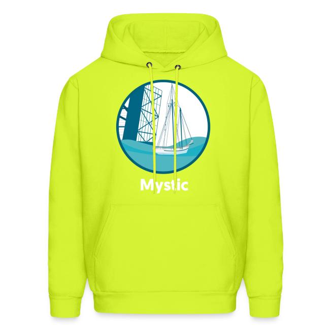 Mystic CT Drawbridge Men's Tri Tee Shirt