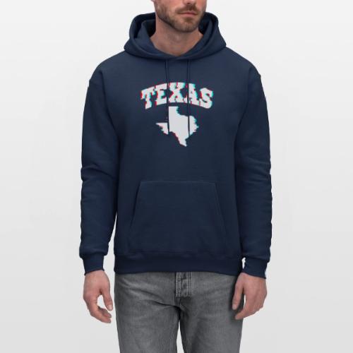 Glitchy Texas - Men's Hoodie