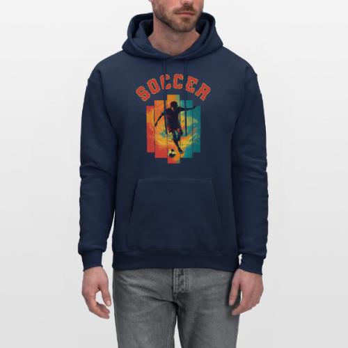 Soccer Heartbeat - Men's Hoodie