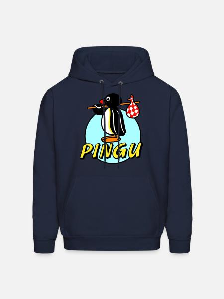 PINGU - Men's Hoodie - navy