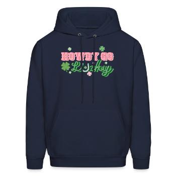 Howdy Lucky Charm Tshirt - Men's Hoodie - navy - Front - Elias (183cm)