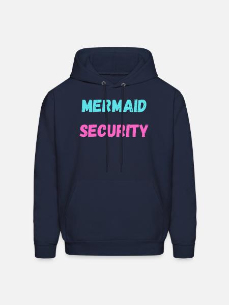 MERMAID SECURITY - Men's Hoodie - navy