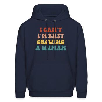 Funny Pregnancy Announcement New Mom Gift New Baby - Men's Hoodie - navy - Front - Elias (183cm)