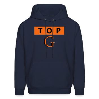 Top G - Men's Hoodie - navy - Front - Elias (183cm)