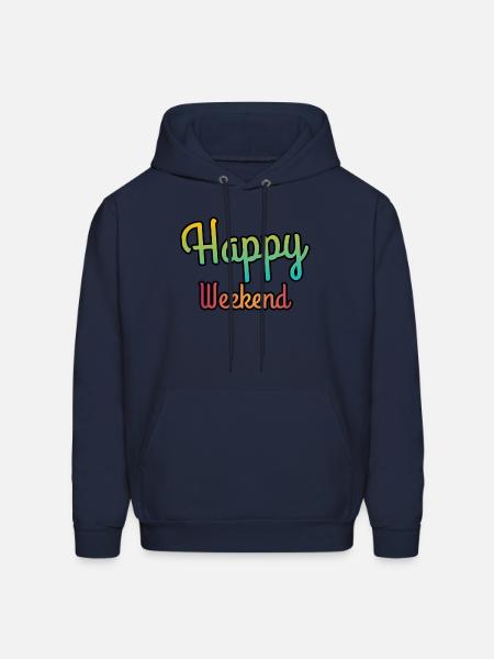 Happy weekend | Weekends - Men's Hoodie - navy