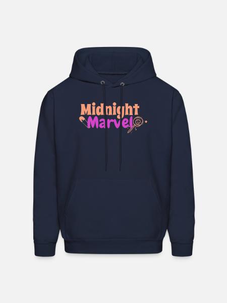Midnight Marvel - Men's Hoodie - navy