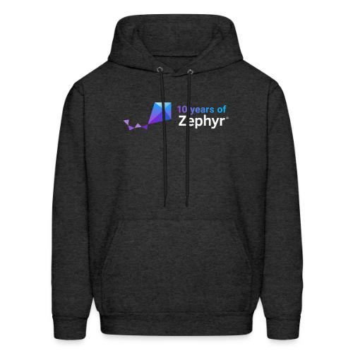 Zephyr 10th Anniversary Horizontal Color Reversed - Men's Hoodie