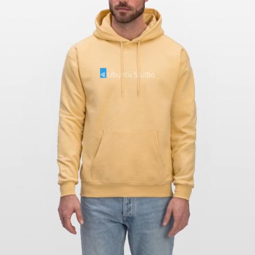 Ubuntu Studio Logo 2022 - White - Men's Hoodie
