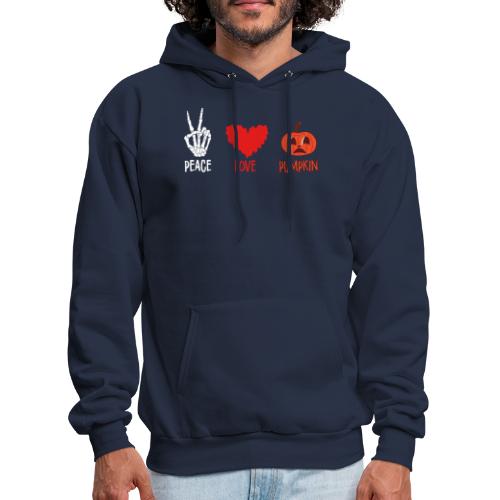 Peace Love Pumpkin Trick Or Treating Scary gifts - Men's Hoodie