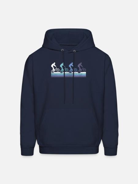 BMX Action - Men's Hoodie - navy