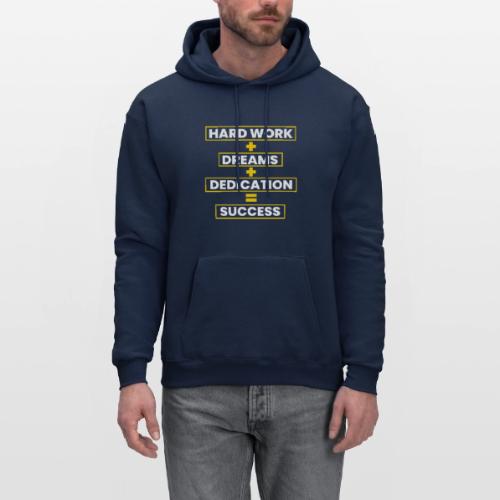 Success Quote Typography – Motivational Design - Men's Hoodie