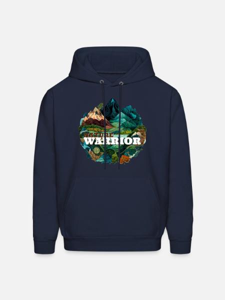 Guardian of the Forest - Men's Hoodie - navy
