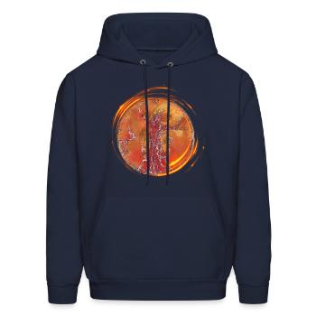 Gratitude Dance - Men's Hoodie - navy - Front - Elias (183cm)
