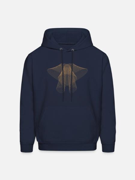 Abstract Dot Design - Men's Hoodie - navy