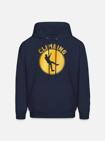 climbing - Men's Hoodie - navy