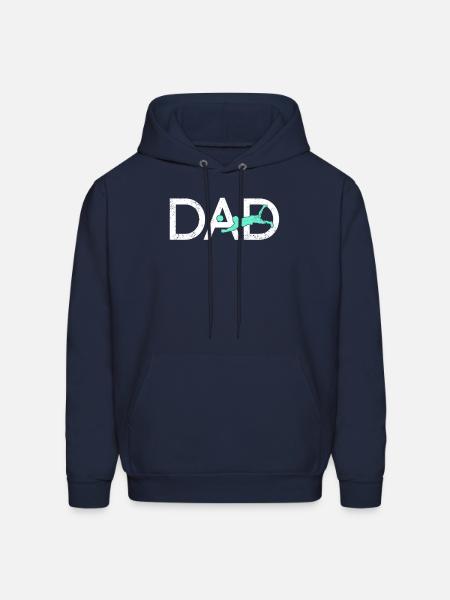 Volleyball Papa - Men's Hoodie - navy
