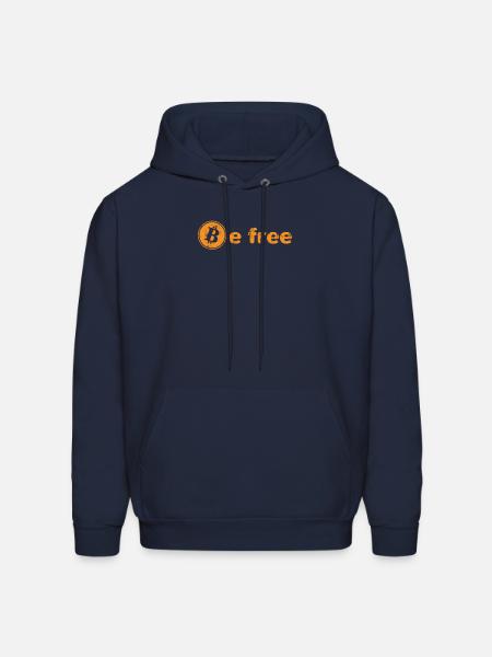 Digital gold be free - Men's Hoodie - navy